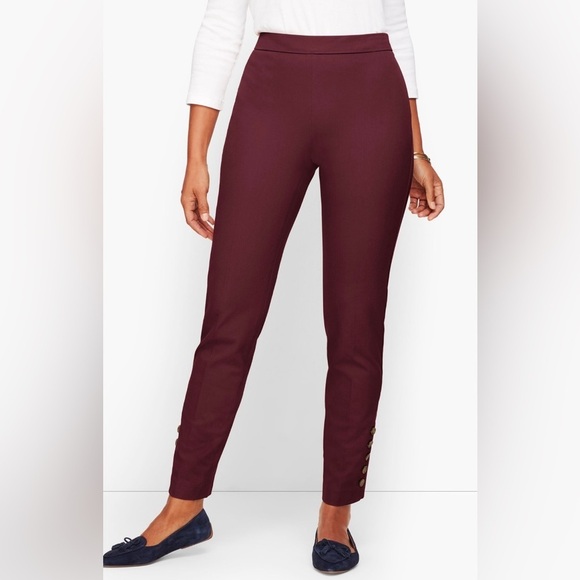 Talbots Pants - Talbots Chatham button hem ankle pants